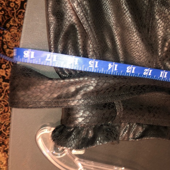 RACHEL ROY - Snakeskin look and feel in Deep Black - Picture 11 of 11